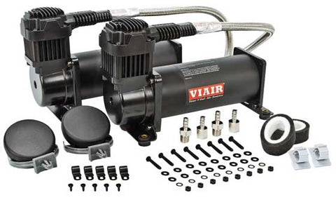 VIA444C "Dual Pack" (2) 444C 200psi "STEALTH BLACK" Compressors
