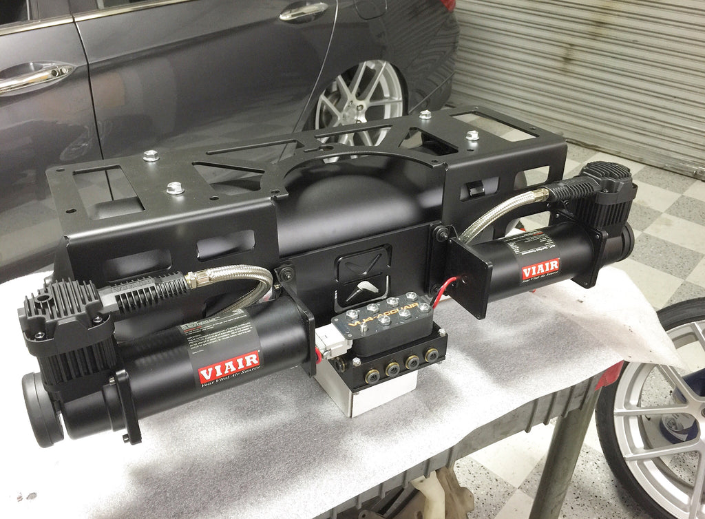 Universal Trunk Mount System (powdered black w/accuair and airlift 3p ...