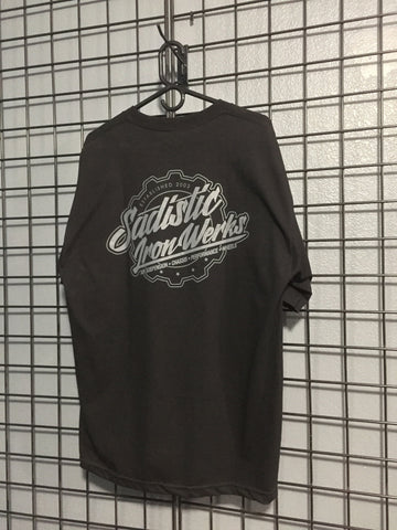 Sadistic Iron Werks T-Shirt (black w/gray logo)